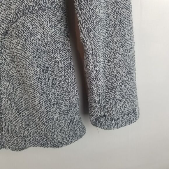 STAN HERMAN ZIP UP FLEECE JACKET. SIZE M. Grayish black. Full front zipper. - Picture 7 of 15